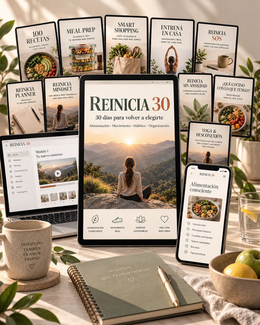 Manual REINICIA 30 + 10 bonos ¡de regalos!